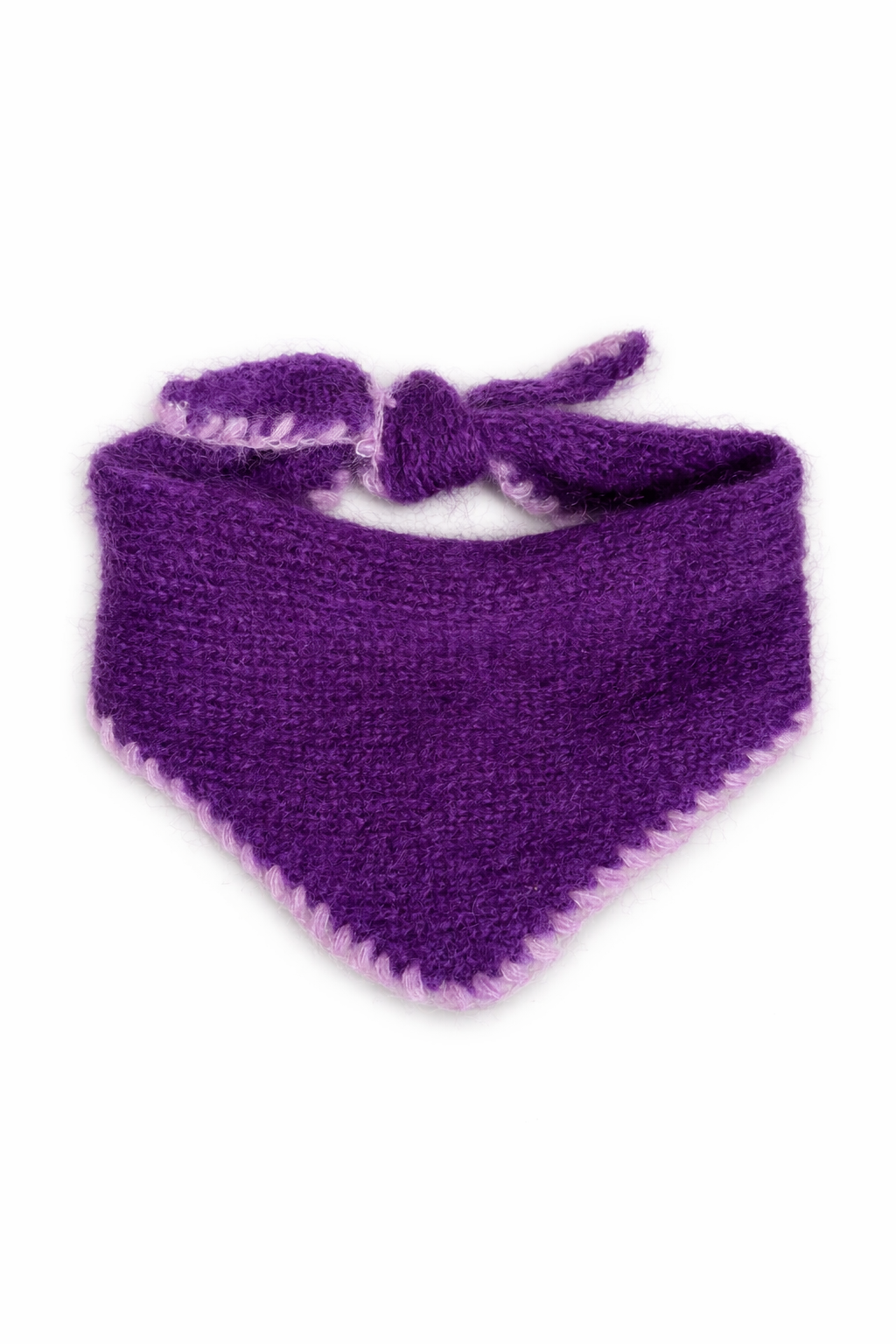 Foulard Mohair Violet & Lilas